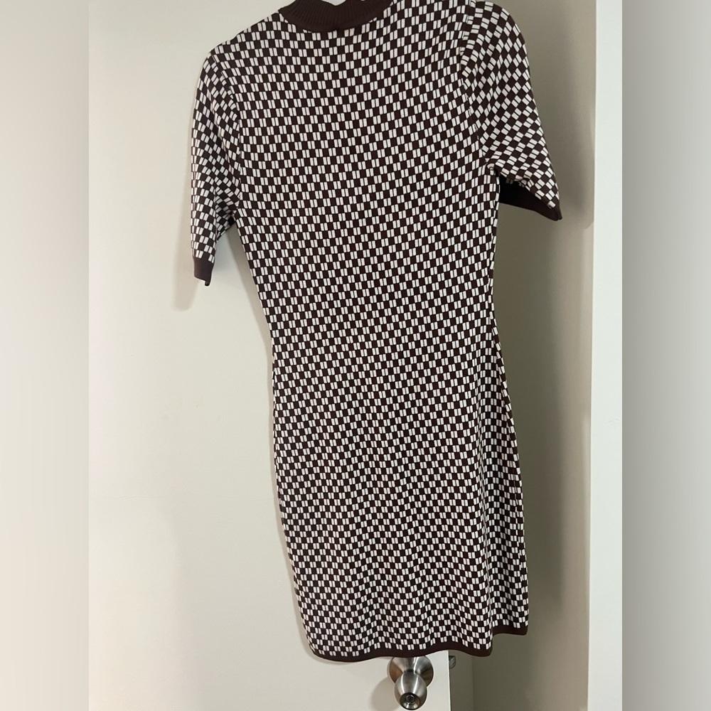 Abercrombie Tall Checkered Sweater Dress